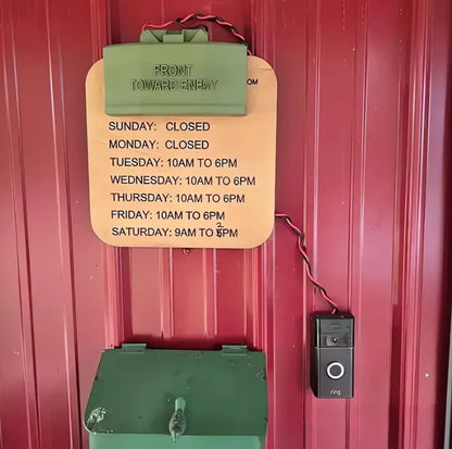 Claymore Doorbell Prank Prop — Fake Tactical Ring Cam Gag 🪖 *LIMITED*