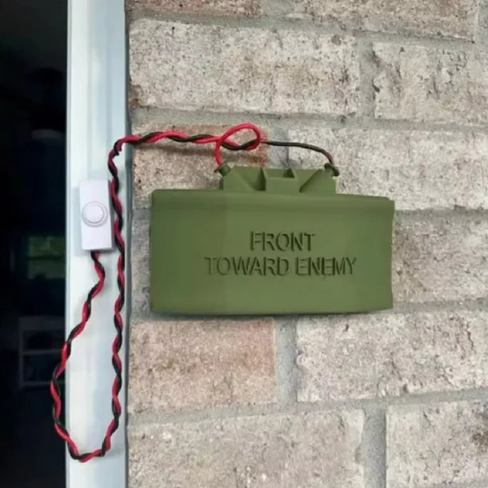Claymore Doorbell Prank Prop — Fake Tactical Ring Cam Gag 🪖 *LIMITED*