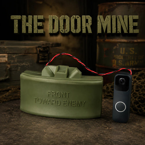 Claymore Doorbell Prank Prop — Fake Tactical Ring Cam Gag 🪖 *LIMITED*