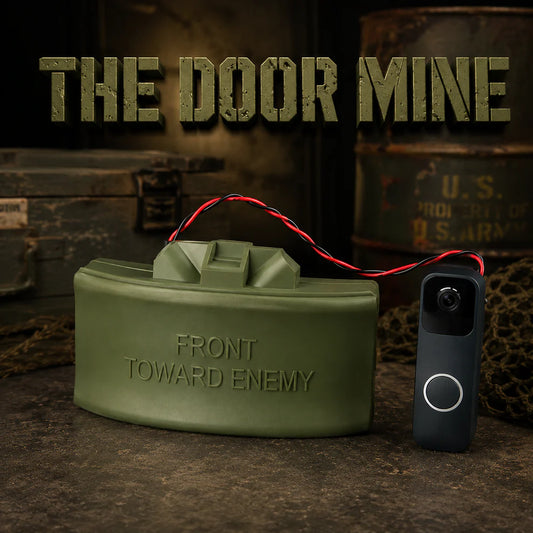 Claymore Doorbell Prank Prop — Fake Tactical Ring Cam Gag 🪖 *LIMITED*